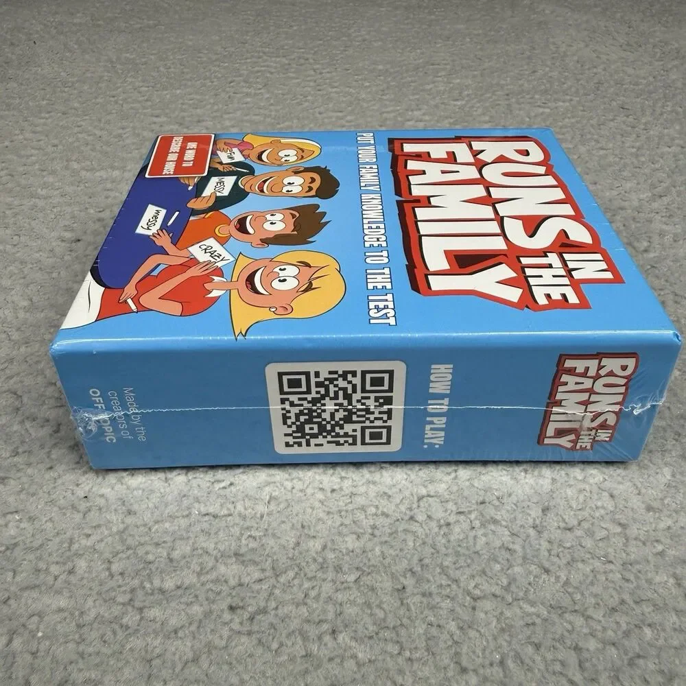 Runs In The Family Board‎ Game New Sealed Family Night Party Ages 8+ 3+ Players